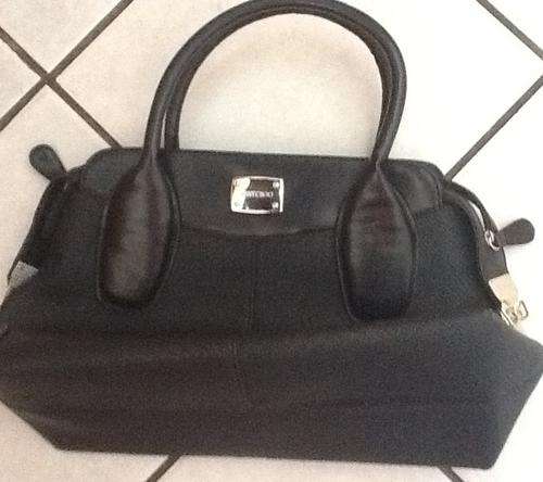 Jimmy choo ladies leather handbag - black snake skin look