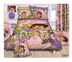 dora safari dUVET SET - SINGLE - DUVET 130X200CM ONE PILLOWCASE