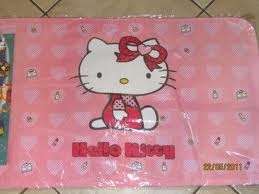KIDS CHARACHTER CARPET - Hello kitty +-56X36CM