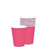 Pink paper  party CUPS / GLASSES (10)