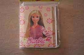 KIDS PARTY invitation (10) with envelope - barbie
