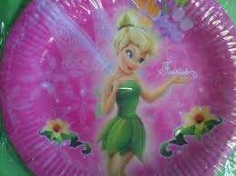 Tinkerbell - kids party BIG PAPER PLATES (10)
