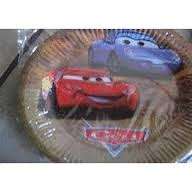 cars lightning mcqueen big paper plates (10) kids party