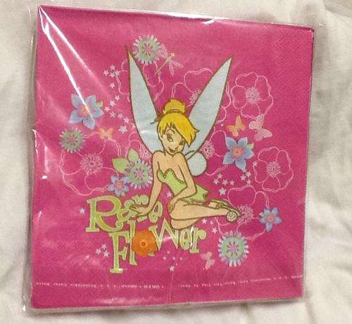 tinkerbell SERVIETTES (20) - kids parties