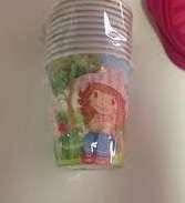 strawberry shortcake kids party Paper cUPS / GLASSES (10)