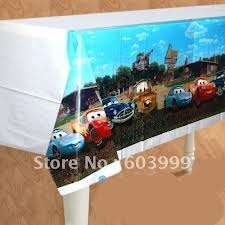 KIDS PARTY  - cars McQueen plastic - TABLECOver 132X220CM