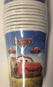 Cars McQueen kids party CUPS / GLASSES (10)
