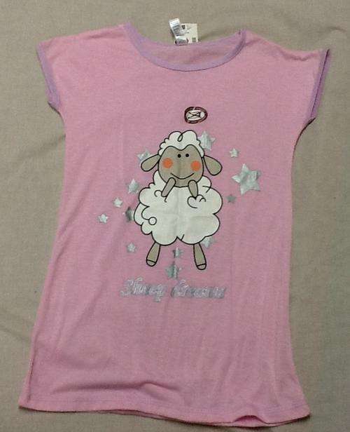 Girls sleepwear dress pajamas - jet - size 6-7