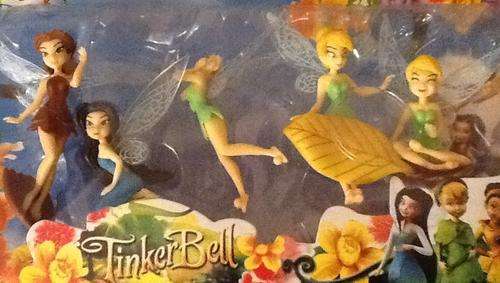 Tinkerbell .plastic set of 5 figurines - great for cake topper - fairies