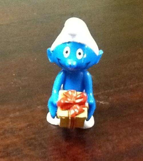SMURF plastic figurine 5.5cm boy - work for cake toppers also