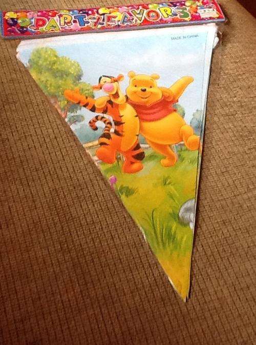 Winnie the pooh  kids PARTY banner