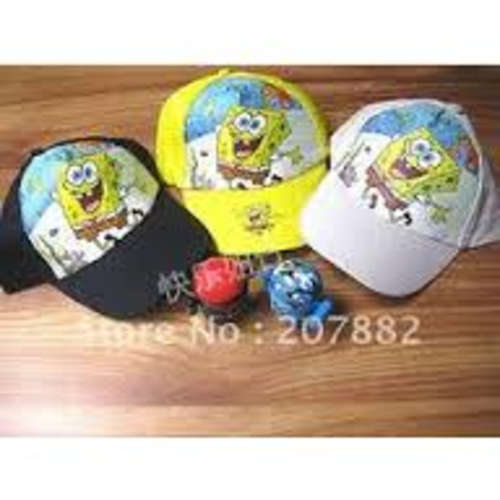 spongebob hat / boys cap - yellow