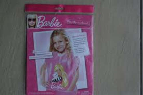 barbie play slip on apron - wear when you bake or paint - just wipe with cloth