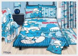Smurfs boy - village DUVET SET - double - DUVET 200x200cm 2 PILLOWCASE