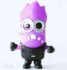 despicable me minions plastic toys- sounds, scream 12cm - work for cake toppers also