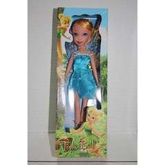 Tinkerbell  doll  - great for cake topper - blue - 22cm