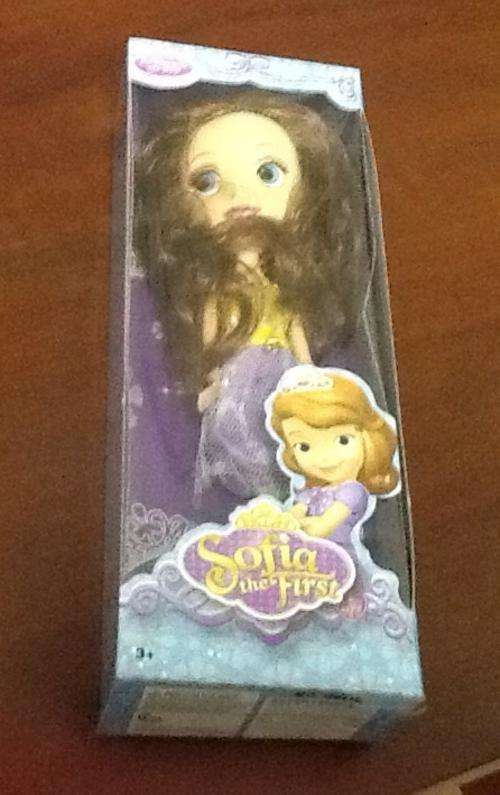 Princess sofia plastic doll 25cm