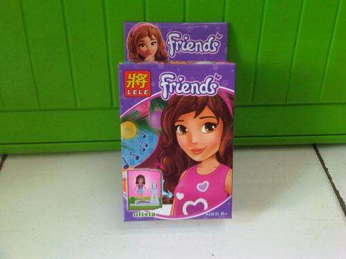 Building brick toys - fits well with legos - friends Olivia figurine set