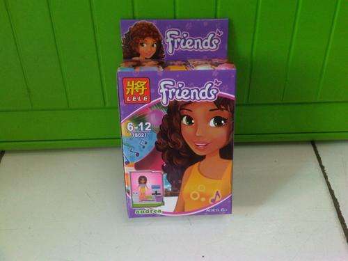 Building brick toys - fits well with legos - friends Andrea figurine set