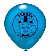 KIDS party thomas tank train printed balloons - 10 in pack