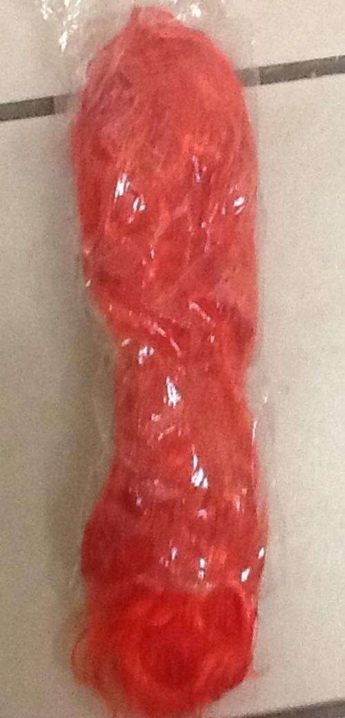 Bright red fake curly wig long hair - dress up - red - Ariel mermaid