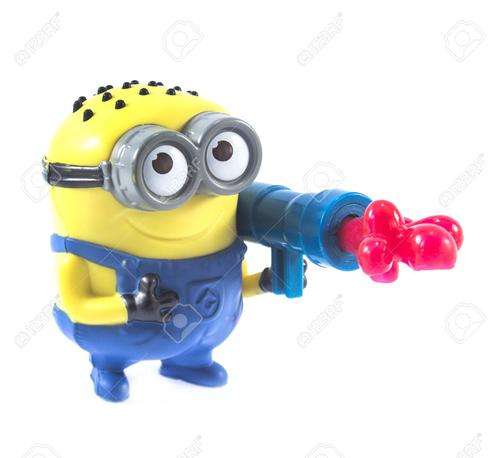 despicable me minions plastic toy 5cm - work for cake toppers also