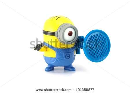 despicable me minions plastic toy 5cm - work for cake toppers also