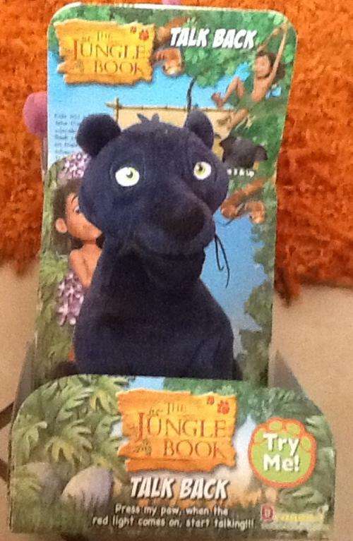 Jungle book soft toy - talking toy - bagheera - was R220 bit dirty from old stock