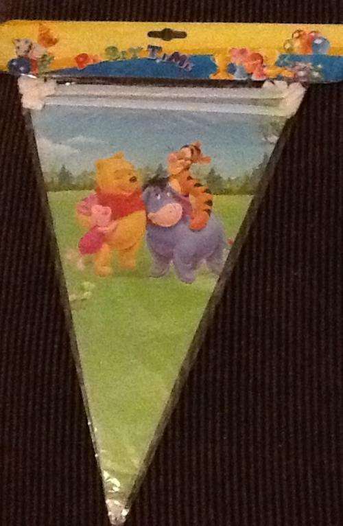 Winnie the pooh  kids PARTY hanging banner