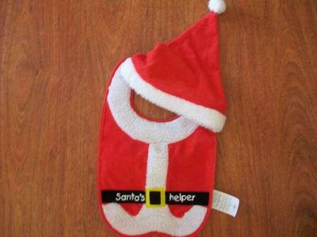 XMAS baby hat and bib