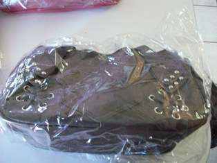 LADIES HANDBAG - dark brown