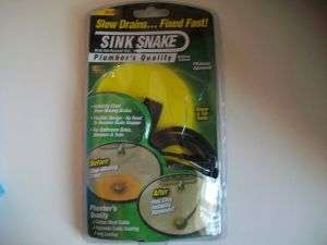 SINK SNAKE - - SLOW DRAINS .....FIXED FAST!!!!!