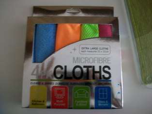 MICROFIBRE CLOTHS - 4 IN PACK