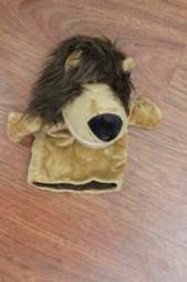 THE WILD ANIMALS HAND PUPPETS 23CM - LION