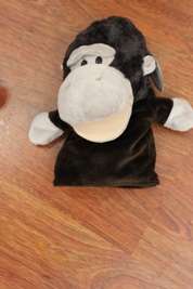 THE WILD ANIMALS HAND PUPPETS 23CM - GORILLA