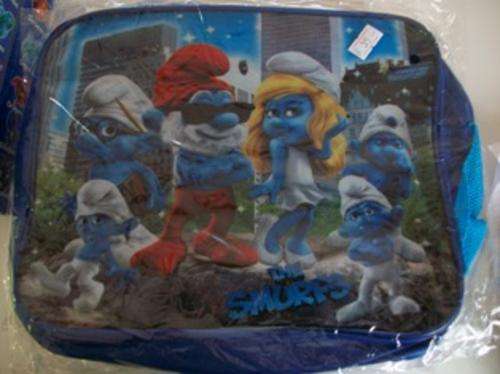 SMURF blue bag - +-25x19cm