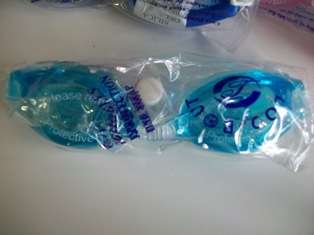 Swimming Goggles for kids - anti fog - silicone strap - turqouise