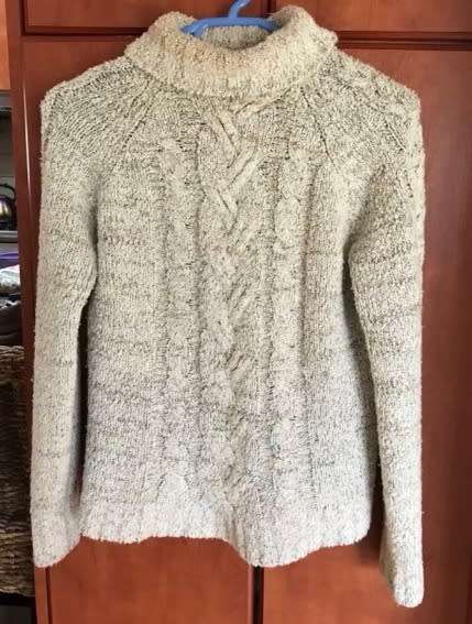 Cream jersey - size small