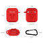 Airpods silicone cover for airpods case - RED