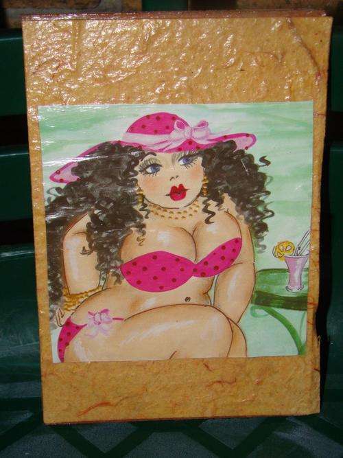 Fat ladies decoupage