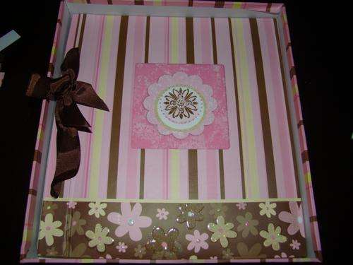 Scrapbook album set 7"x8" (Pretty pink)