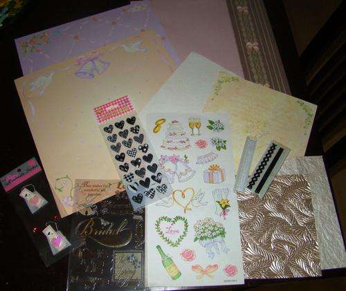 Wedding scrapbook set