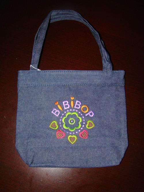 Little girls denim handbag