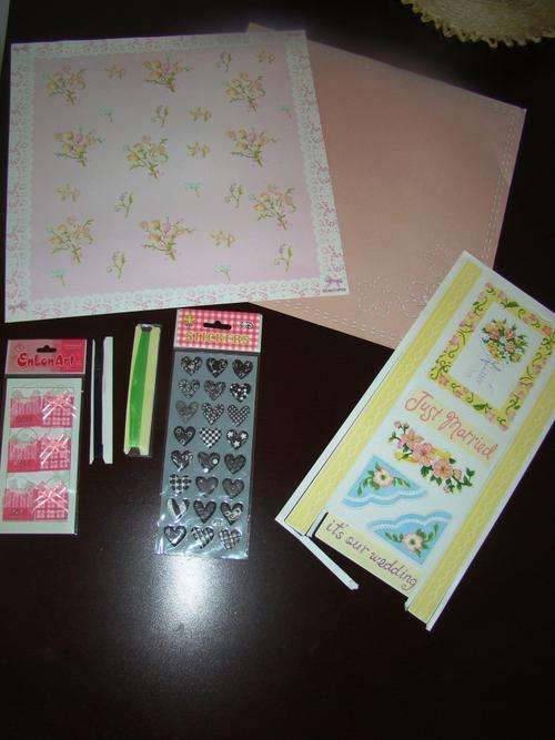 Wedding scrapbook set + EXTRA paper set