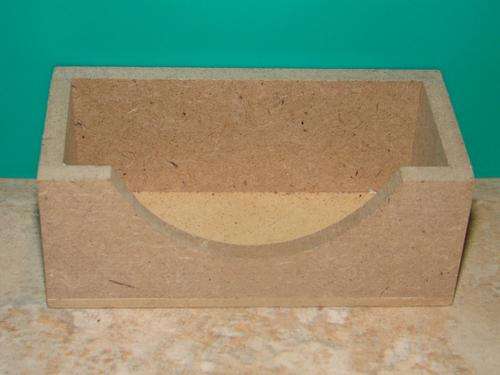 Decoupage wooden blank bussiness card holder