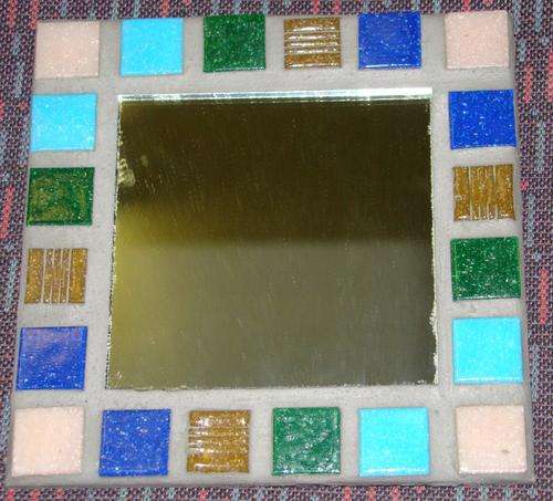 Small mosaic mirror