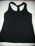 Racer back top - Black (Medium)