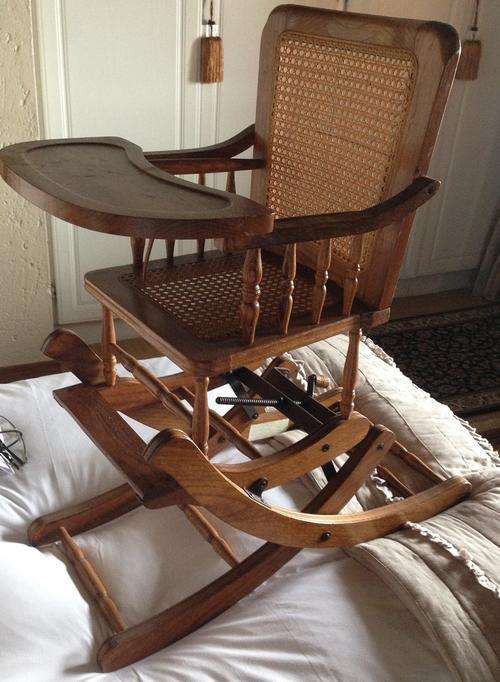 Rustic baby high chair sales