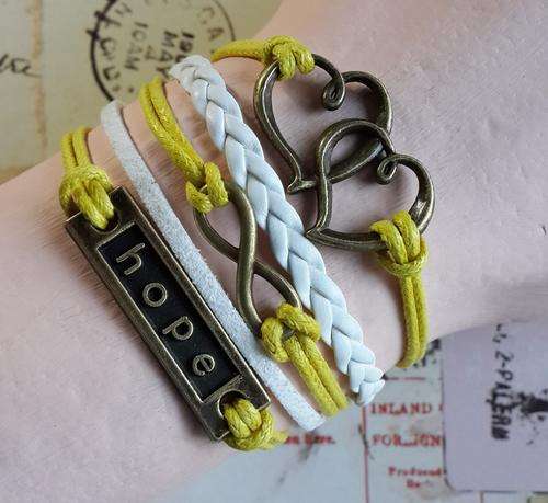 Infinity Bracelet - Hope, Hearts & Infinity