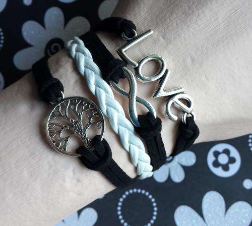 Infinity Bracelet - Tree of Life, Love & Infinity